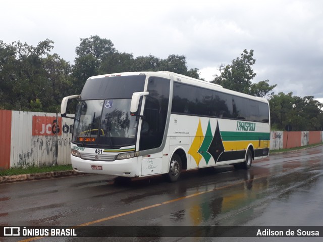 Viação Transpiauí 481 na cidade de Brasília, Distrito Federal, Brasil, por Adilson de Sousa. Número da foto: #6641673.