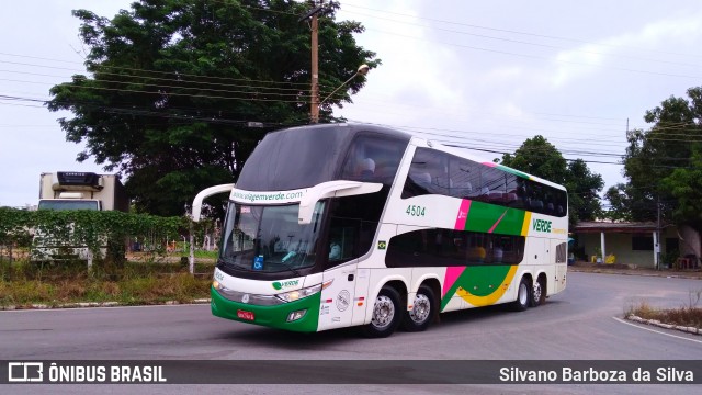 Verde Transportes 4504 na cidade de Cuiabá, Mato Grosso, Brasil, por Silvano Barboza da Silva. ID da foto: 6641062.