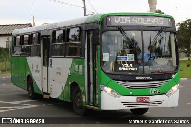 Padova Coletivos 3542 na cidade de Campinas, São Paulo, Brasil, por Matheus Gabriel dos Santos. ID da foto: 6644879.