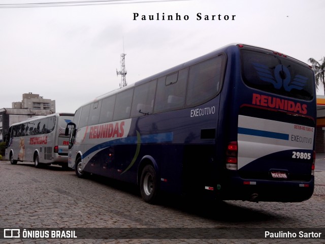 Reunidas Transportes Coletivos 29805 na cidade de Joinville, Santa Catarina, Brasil, por Paulinho Sartor. Número da foto: #6644632.
