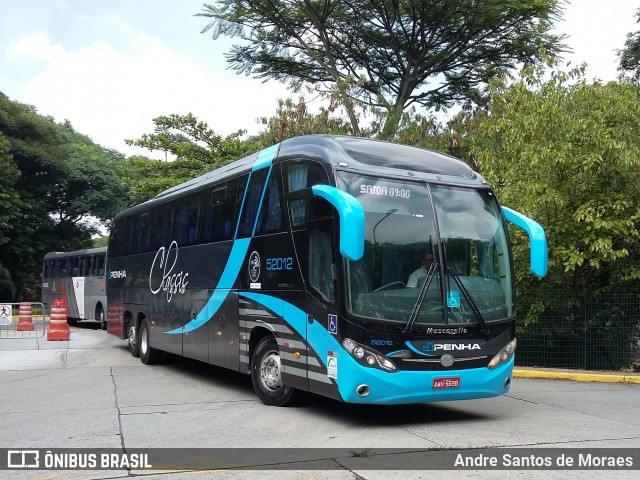 Empresa de Ônibus Nossa Senhora da Penha 52012 na cidade de São Paulo, São Paulo, Brasil, por Andre Santos de Moraes. Número da foto: #6643497.