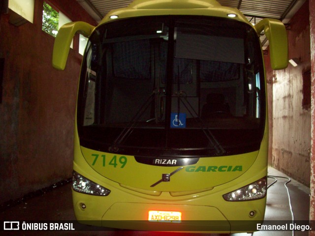 Viação Garcia 7149 na cidade de Ivaiporã, Paraná, Brasil, por Emanoel Diego.. ID da foto: 6645370.