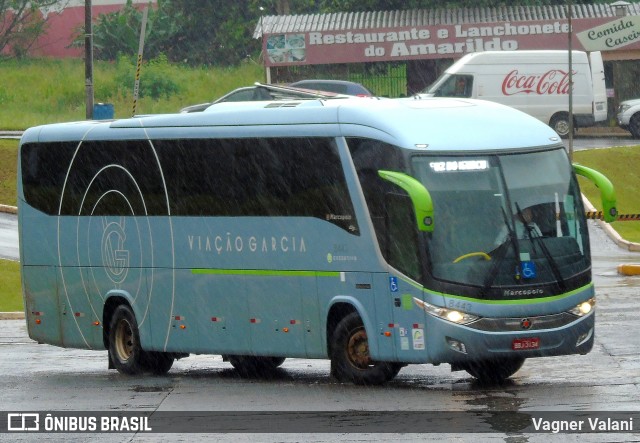 Viação Garcia 8443 na cidade de Foz do Iguaçu, Paraná, Brasil, por Vagner Valani. Número da foto: #6643481.
