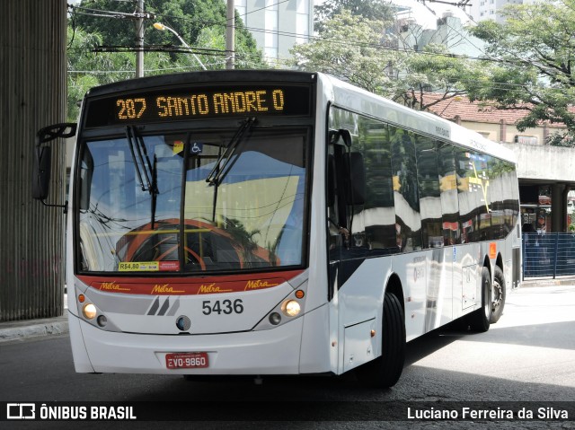 Metra - Sistema Metropolitano de Transporte 5436 na cidade de Santo André, São Paulo, Brasil, por Luciano Ferreira da Silva. Número da foto: #6648072.