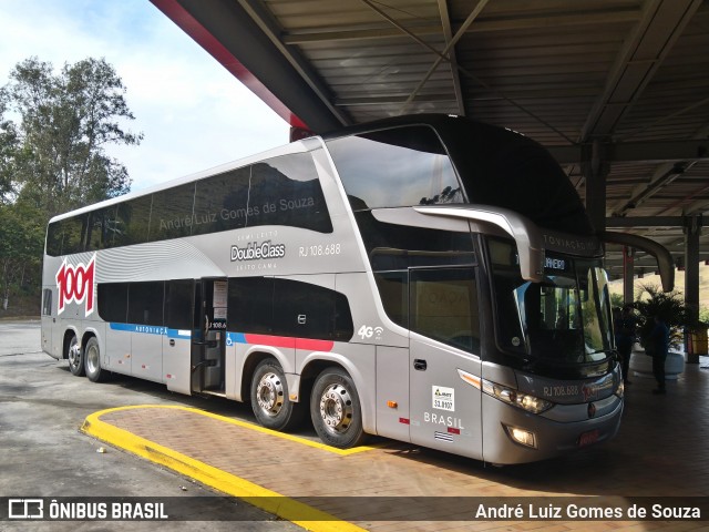 Auto Viação 1001 RJ 108.688 na cidade de Rio de Janeiro, Rio de Janeiro, Brasil, por André Luiz Gomes de Souza. ID da foto: 6646737.