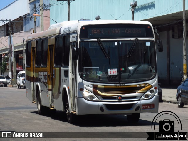 Transportes Fabio's RJ 154.157 na cidade de Duque de Caxias, Rio de Janeiro, Brasil, por Lucas Alvim. Número da foto: #6647317.