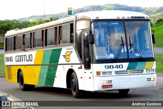 Empresa Gontijo de Transportes 9840 na cidade de Perdões, Minas Gerais, Brasil, por Andrey Gustavo. ID da foto: 6646266.