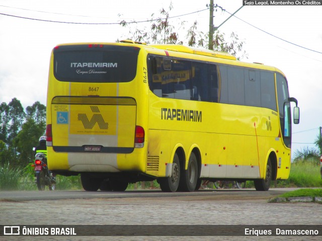 Viação Itapemirim 8647 na cidade de Eunápolis, Bahia, Brasil, por Eriques  Damasceno. Número da foto: #6647858.