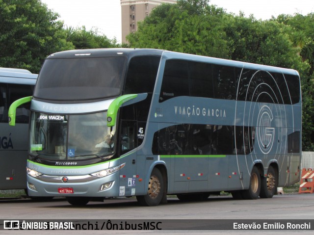 Viação Garcia 8021 na cidade de Curitiba, Paraná, Brasil, por Estevão Emilio Ronchi. ID da foto: 6645755.