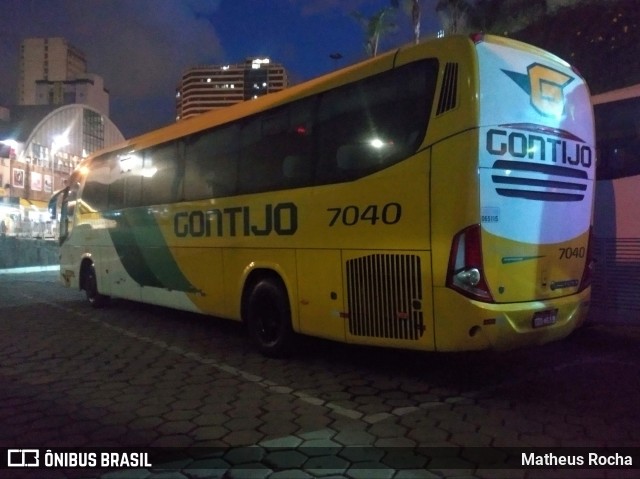 Empresa Gontijo de Transportes 7040 na cidade de Belo Horizonte, Minas Gerais, Brasil, por Matheus Rocha. ID da foto: 6647470.