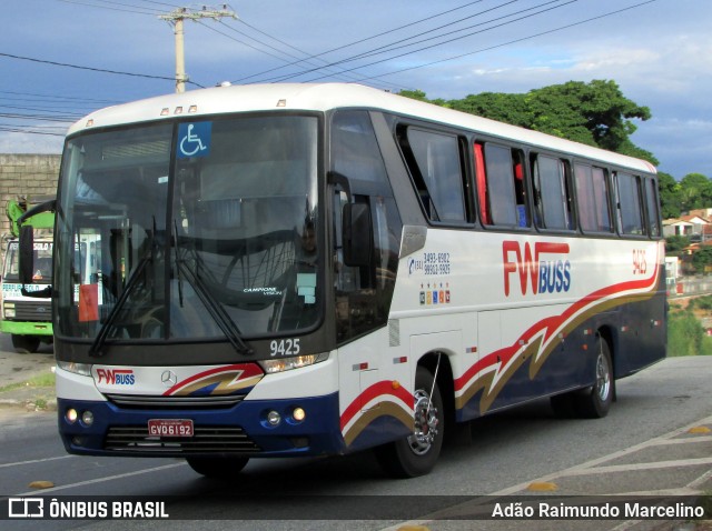FWBuss 9425 na cidade de Belo Horizonte, Minas Gerais, Brasil, por Adão Raimundo Marcelino. Número da foto: #6647518.