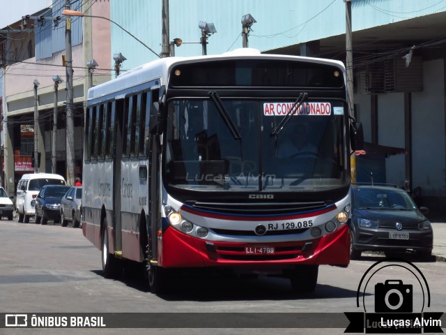 Empresa de Transportes Limousine Carioca RJ 129.085 na cidade de Duque de Caxias, Rio de Janeiro, Brasil, por Lucas Alvim. ID da foto: 6647334.