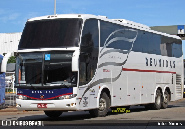 Reunidas Transportes Coletivos 35810 na cidade de Goiânia, Goiás, Brasil, por Vitor Nunes . Número da foto: #6646597.