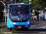Santa Zita Transportes Coletivos 21195 na cidade de Vitória, Espírito Santo, Brasil, por Jean Michel. Número da foto: #:id.