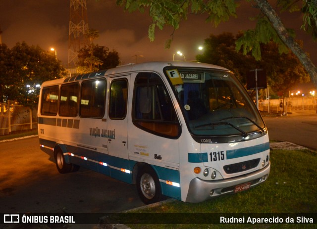 Viação Jacareí 1315 na cidade de Mogi das Cruzes, São Paulo, Brasil, por Rudnei Aparecido da Silva. ID da foto: 6651003.