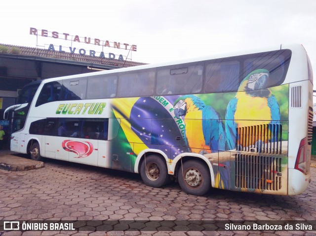 Eucatur - Empresa União Cascavel de Transportes e Turismo 4845 na cidade de Várzea Grande, Mato Grosso, Brasil, por Silvano Barboza da Silva. ID da foto: 6648663.