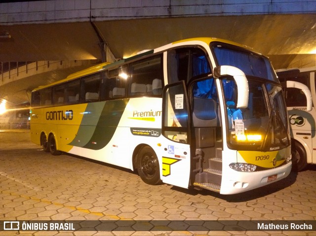 Empresa Gontijo de Transportes 17090 na cidade de Belo Horizonte, Minas Gerais, Brasil, por Matheus Rocha. ID da foto: 6650925.