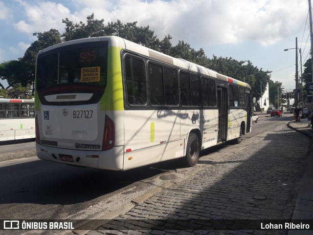 Caprichosa Auto Ônibus B27127 na cidade de Rio de Janeiro, Rio de Janeiro, Brasil, por Lohan Ribeiro. ID da foto: 6648844.