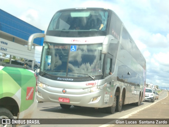 Eucatur - Empresa União Cascavel de Transportes e Turismo 5313 na cidade de Ji-Paraná, Rondônia, Brasil, por Gian Lucas  Santana Zardo. ID da foto: 6648690.