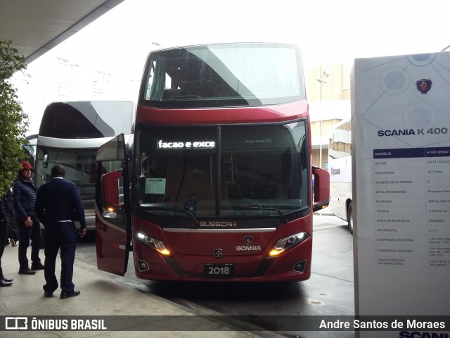Busscar Ônibus  na cidade de São Paulo, São Paulo, Brasil, por Andre Santos de Moraes. Número da foto: #6648300.