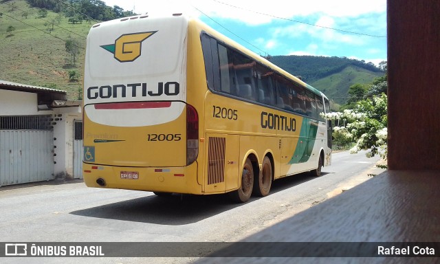 Empresa Gontijo de Transportes 12005 na cidade de Dom Silvério, Minas Gerais, Brasil, por Rafael Cota. ID da foto: 6651520.