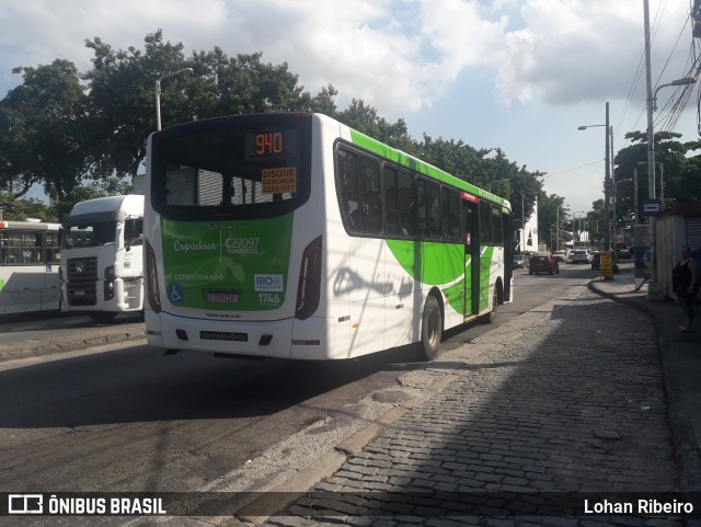Caprichosa Auto Ônibus C27097 na cidade de Rio de Janeiro, Rio de Janeiro, Brasil, por Lohan Ribeiro. Número da foto: #6648846.