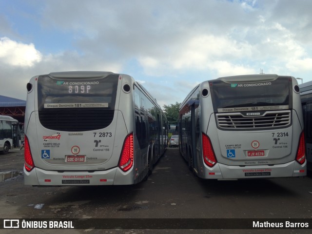 Viação Campo Belo 7 2314 na cidade de São Paulo, São Paulo, Brasil, por Matheus Barros. Número da foto: #6648764.