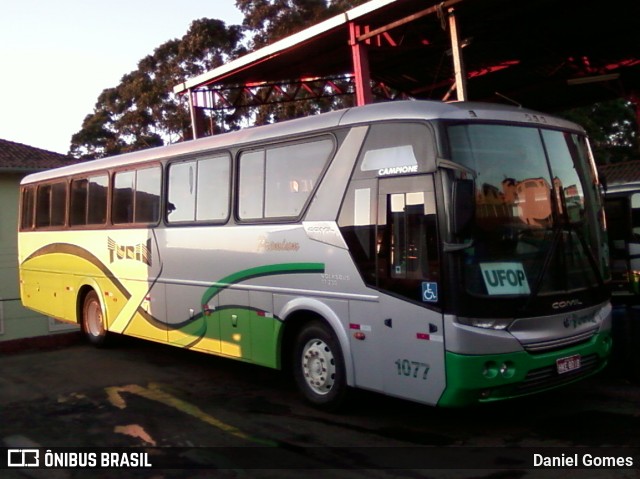 Turin Transportes 1077 na cidade de Ouro Preto, Minas Gerais, Brasil, por Daniel Gomes. ID da foto: 6650910.