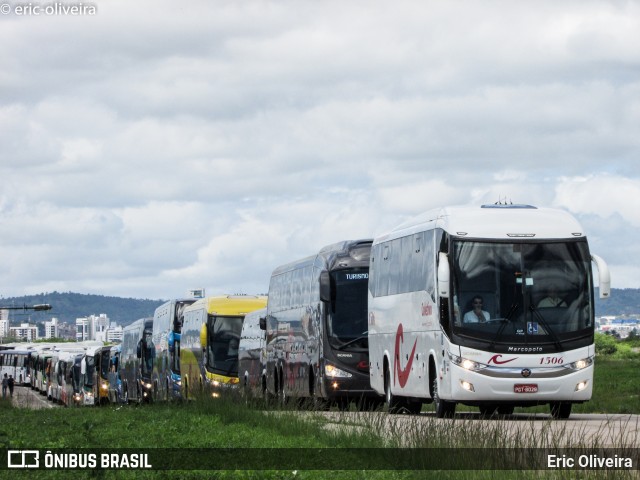 Coletivo Transportes 1506 na cidade de Caruaru, Pernambuco, Brasil, por Eric Oliveira. ID da foto: 6651448.