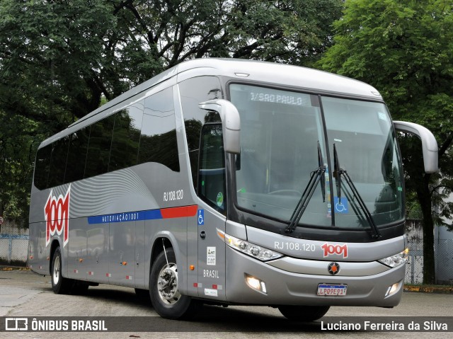Auto Viação 1001 RJ 108.120 na cidade de São Paulo, São Paulo, Brasil, por Luciano Ferreira da Silva. Número da foto: #6650814.
