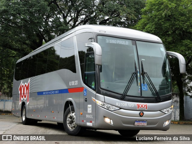 Auto Viação 1001 RJ 108.120 na cidade de São Paulo, São Paulo, Brasil, por Luciano Ferreira da Silva. ID da foto: 6650814.