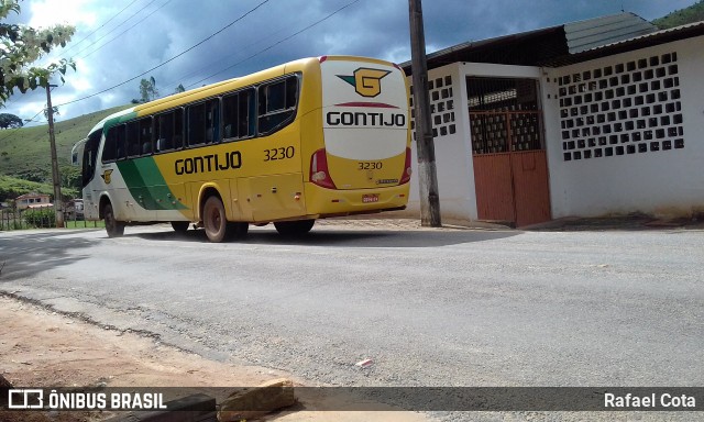 Empresa Gontijo de Transportes 3230 na cidade de Dom Silvério, Minas Gerais, Brasil, por Rafael Cota. ID da foto: 6651526.