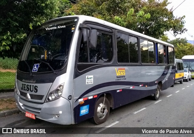 Adriano Vans Transportes 100 na cidade de Belo Horizonte, Minas Gerais, Brasil, por Vicente de Paulo Alves. ID da foto: 6649486.