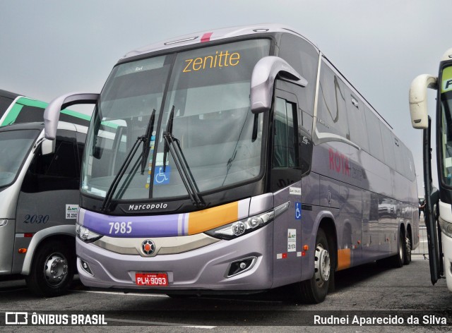 Rota Transportes Rodoviários 7985 na cidade de São Paulo, São Paulo, Brasil, por Rudnei Aparecido da Silva. ID da foto: 6652368.