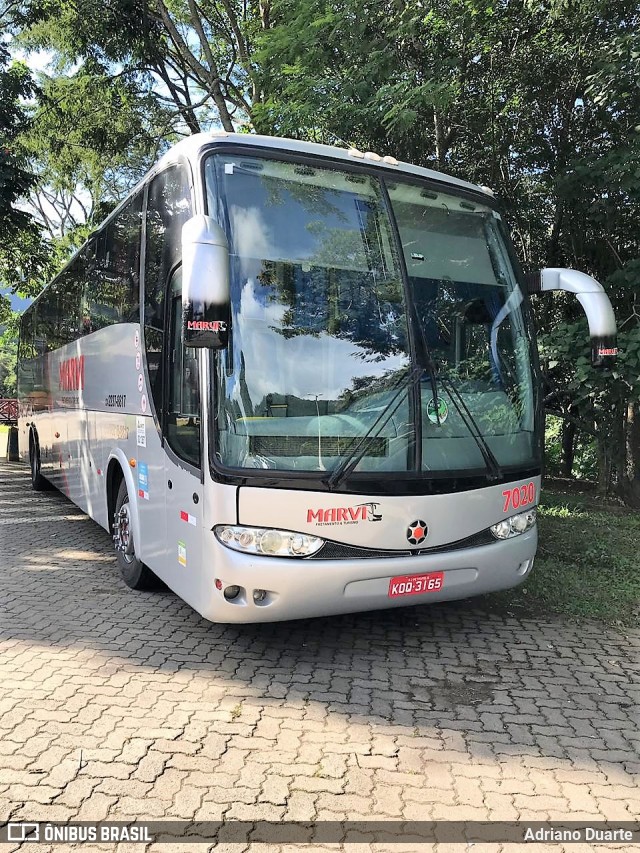Marvi Fretamento e Turismo 7020 na cidade de Petrópolis, Rio de Janeiro, Brasil, por Adriano Duarte. Número da foto: #6654076.