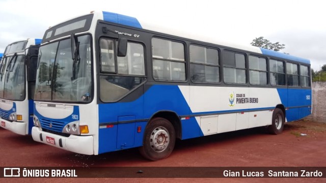 Transpaim Transportes 1803 na cidade de Pimenta Bueno, Rondônia, Brasil, por Gian Lucas  Santana Zardo. ID da foto: 6652335.