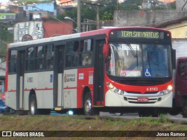 Express Transportes Urbanos Ltda 4 8163 na cidade de São Paulo, São Paulo, Brasil, por Jonas Ramos. Número da foto: #6652092.