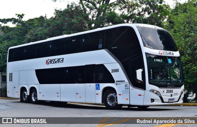 Kaissara - Viação Caiçara 2080 na cidade de São Paulo, São Paulo, Brasil, por Rudnei Aparecido da Silva. Número da foto: #6653391.