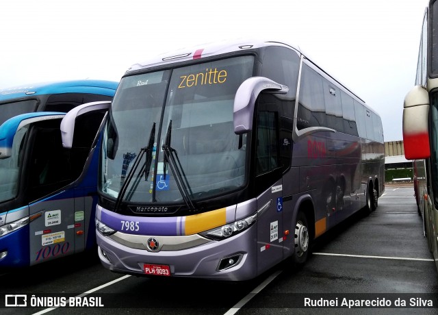 Rota Transportes Rodoviários 7985 na cidade de São Paulo, São Paulo, Brasil, por Rudnei Aparecido da Silva. ID da foto: 6654378.