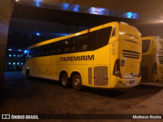 Viação Itapemirim 60045 na cidade de Belo Horizonte, Minas Gerais, Brasil, por Matheus Rocha. Número da foto: #6653669.
