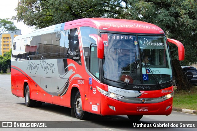 Empresa de Ônibus Pássaro Marron 5634 na cidade de Campinas, São Paulo, Brasil, por Matheus Gabriel dos Santos. ID da foto: 6653750.