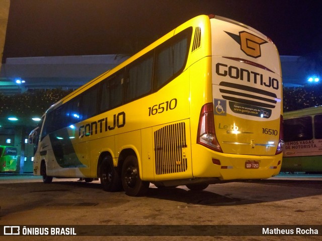Empresa Gontijo de Transportes 16510 na cidade de Belo Horizonte, Minas Gerais, Brasil, por Matheus Rocha. Número da foto: #6653634.