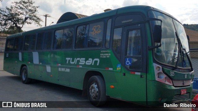 Tursan - Turismo Santo André 325 (RJ 597.200) na cidade de Barra Mansa, Rio de Janeiro, Brasil, por Danilo  Ribeiro. Número da foto: #6651812.