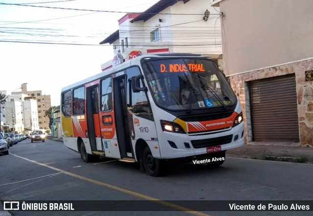 Autotrans > Turilessa 1910 na cidade de Itaúna, Minas Gerais, Brasil, por Vicente de Paulo Alves. Número da foto: #6652566.