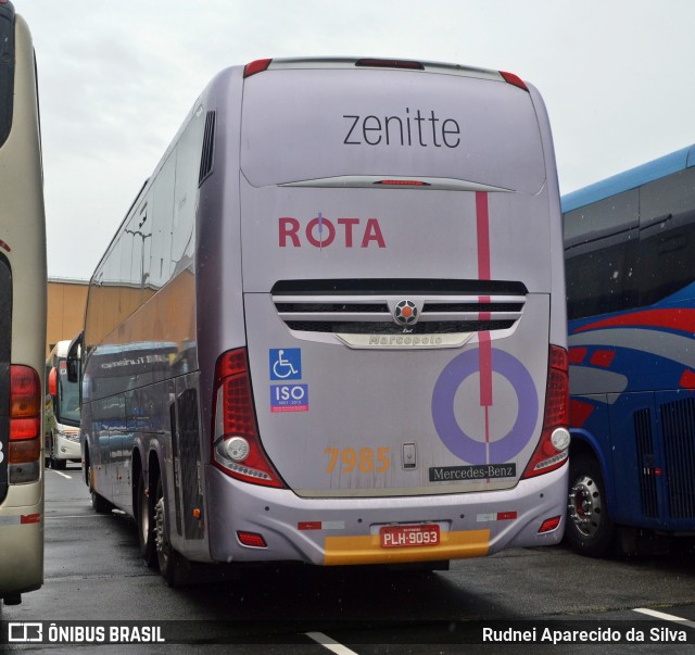 Rota Transportes Rodoviários 7985 na cidade de São Paulo, São Paulo, Brasil, por Rudnei Aparecido da Silva. Número da foto: #6654371.
