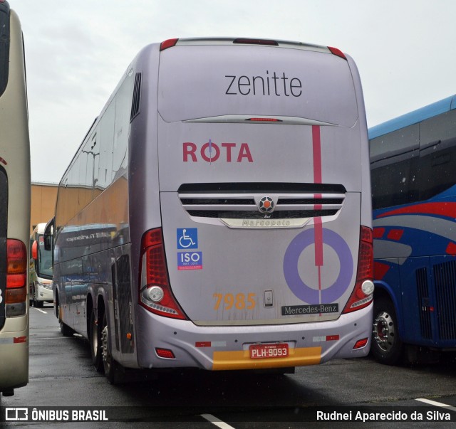 Rota Transportes Rodoviários 7985 na cidade de São Paulo, São Paulo, Brasil, por Rudnei Aparecido da Silva. ID da foto: 6654371.