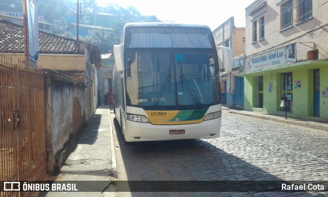 Empresa Gontijo de Transportes 12310 na cidade de Dom Silvério, Minas Gerais, Brasil, por Rafael Cota. Número da foto: #6652969.