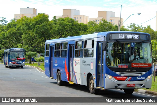 Transportadora Salamanca SA-340 na cidade de Campinas, São Paulo, Brasil, por Matheus Gabriel dos Santos. Número da foto: #6653830.