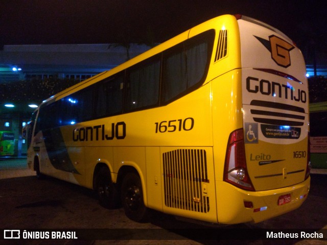 Empresa Gontijo de Transportes 16510 na cidade de Belo Horizonte, Minas Gerais, Brasil, por Matheus Rocha. ID da foto: 6653622.