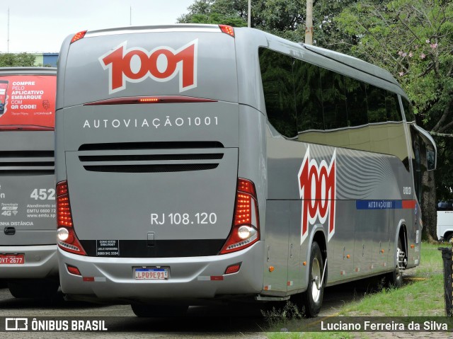 Auto Viação 1001 RJ 108.120 na cidade de São Paulo, São Paulo, Brasil, por Luciano Ferreira da Silva. ID da foto: 6653602.